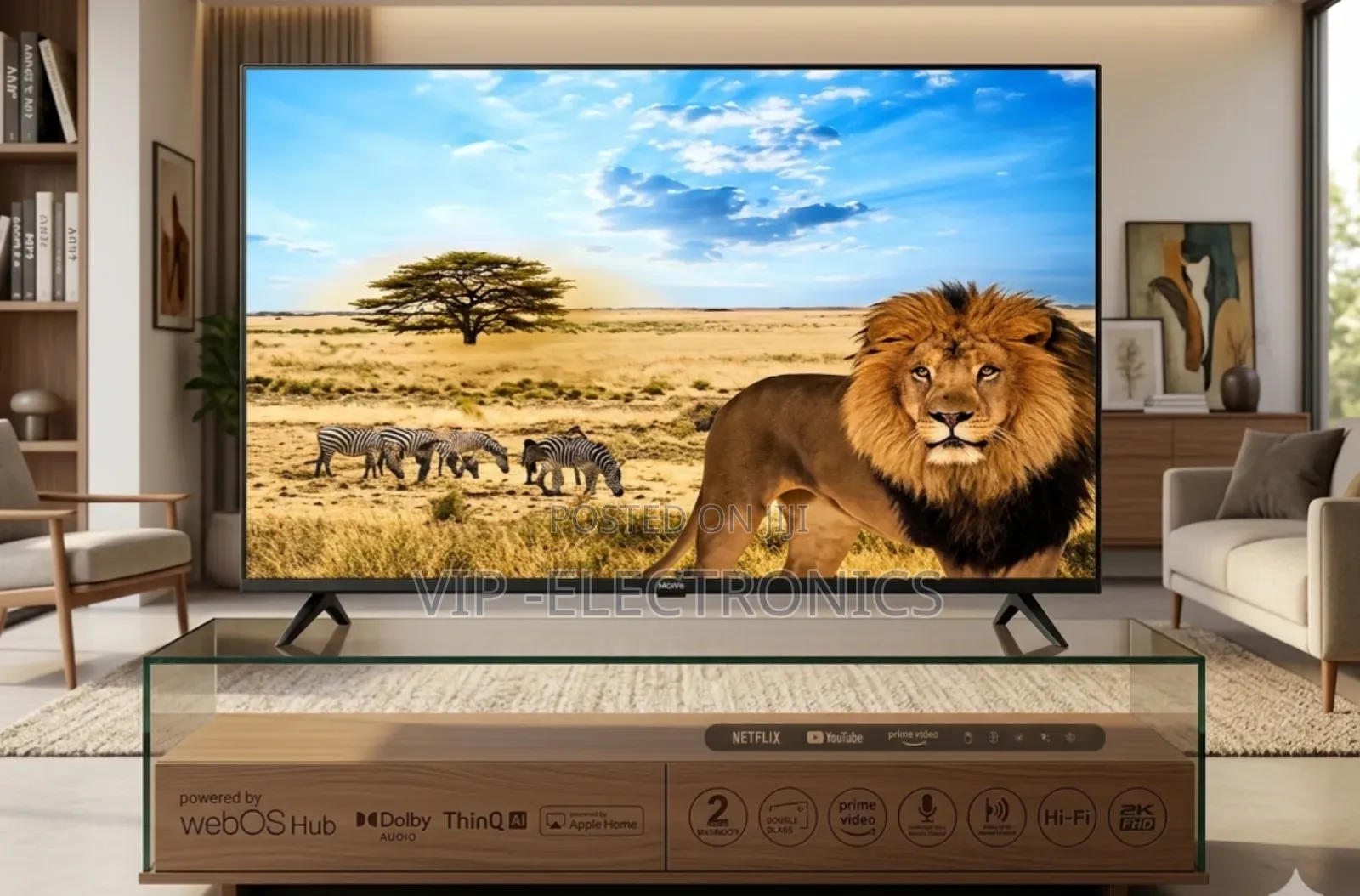 Mewe 43 Inch Tv Smart HDR Tv Webos Hub With Thinq Ai Original Tv
