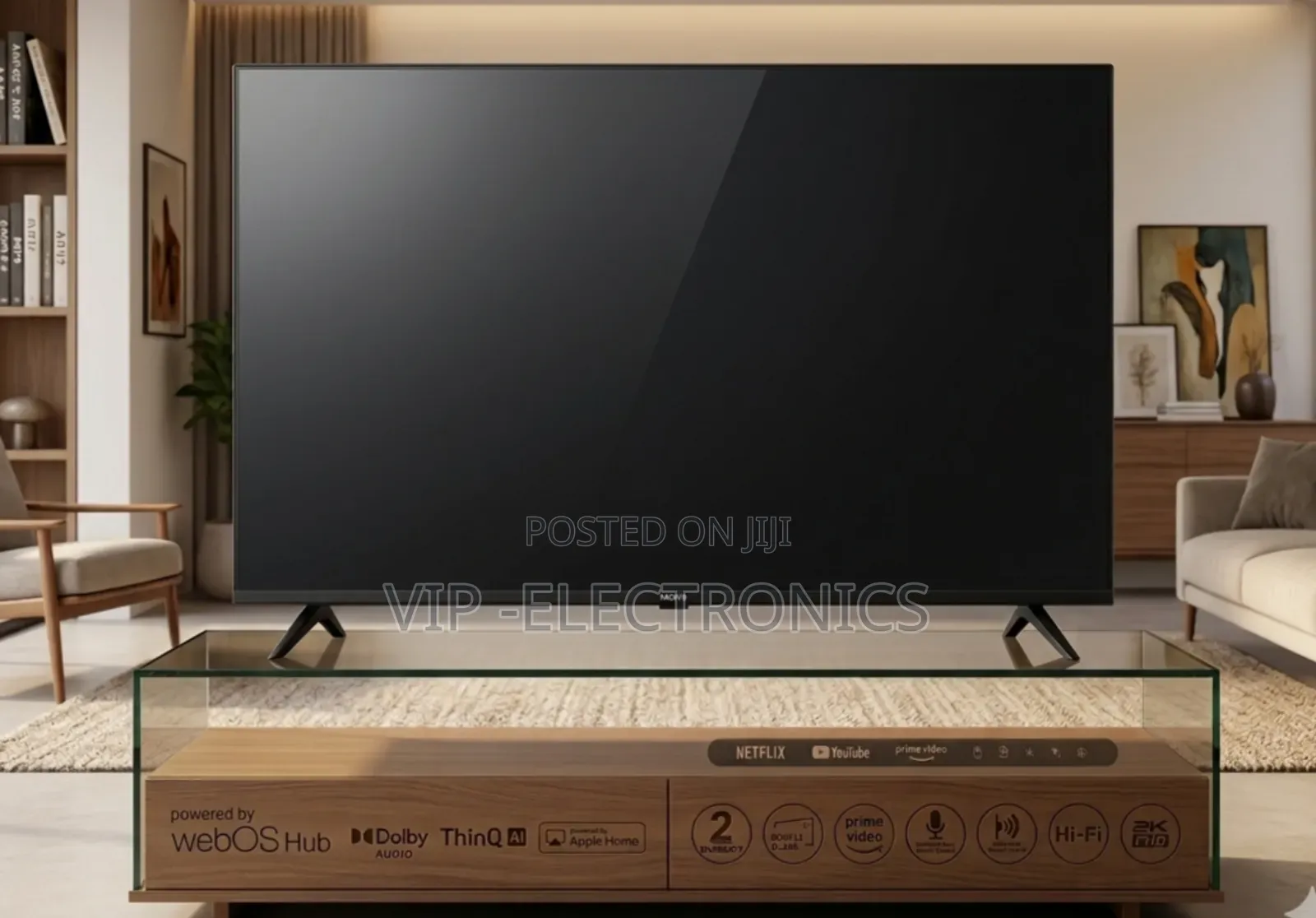 Mewe 43 Inch Tv Smart HDR Tv Webos Hub With Thinq Ai Original Tv