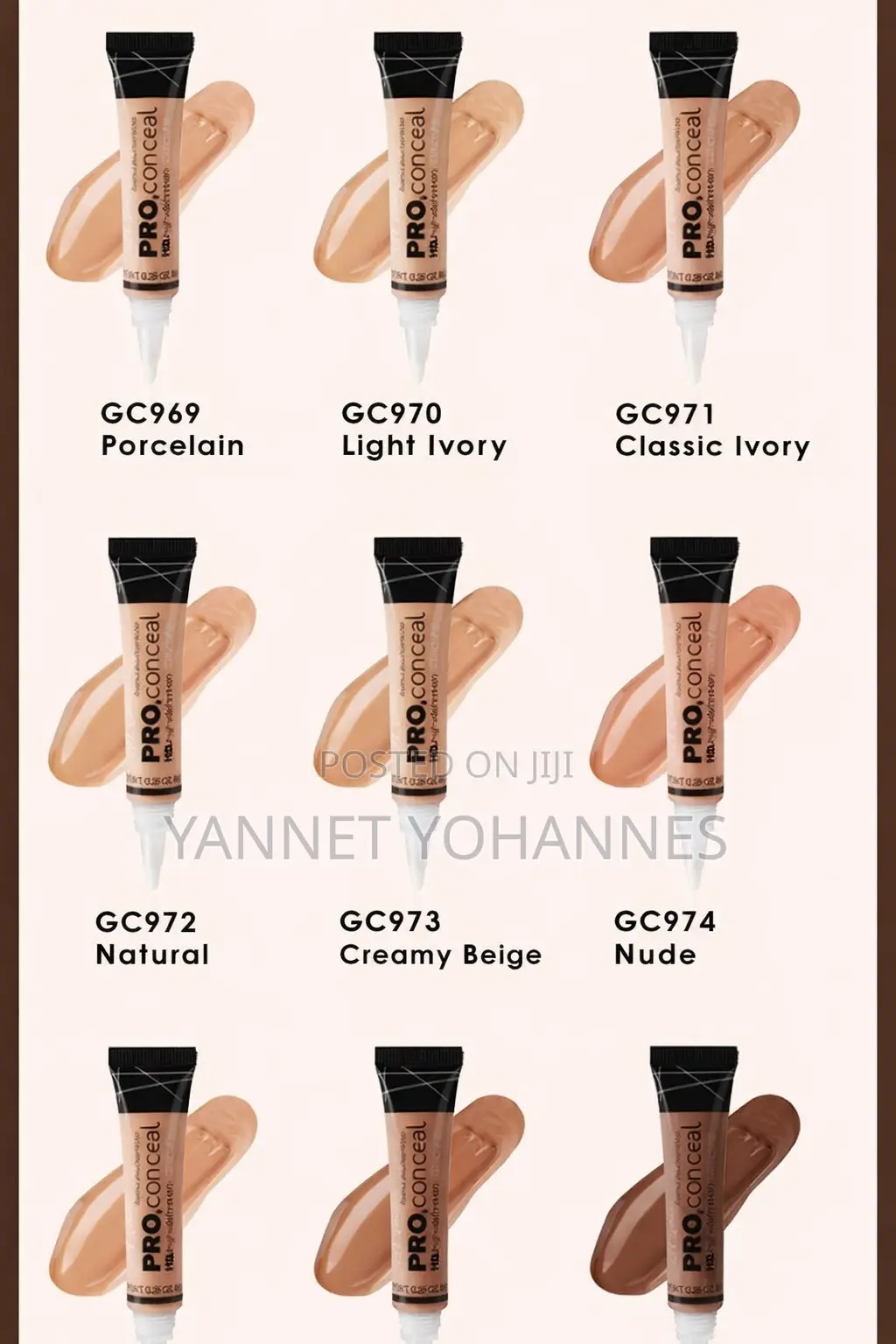 L.A Girl Pro Hd Concealer (All Shades Available)