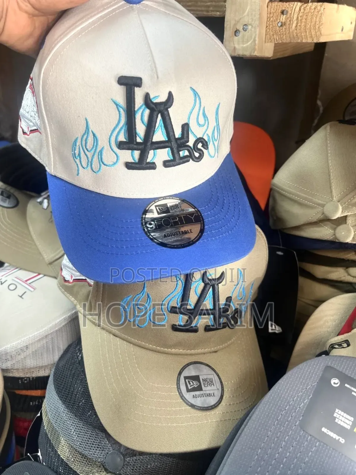 (Assorted American Baseball Caps)