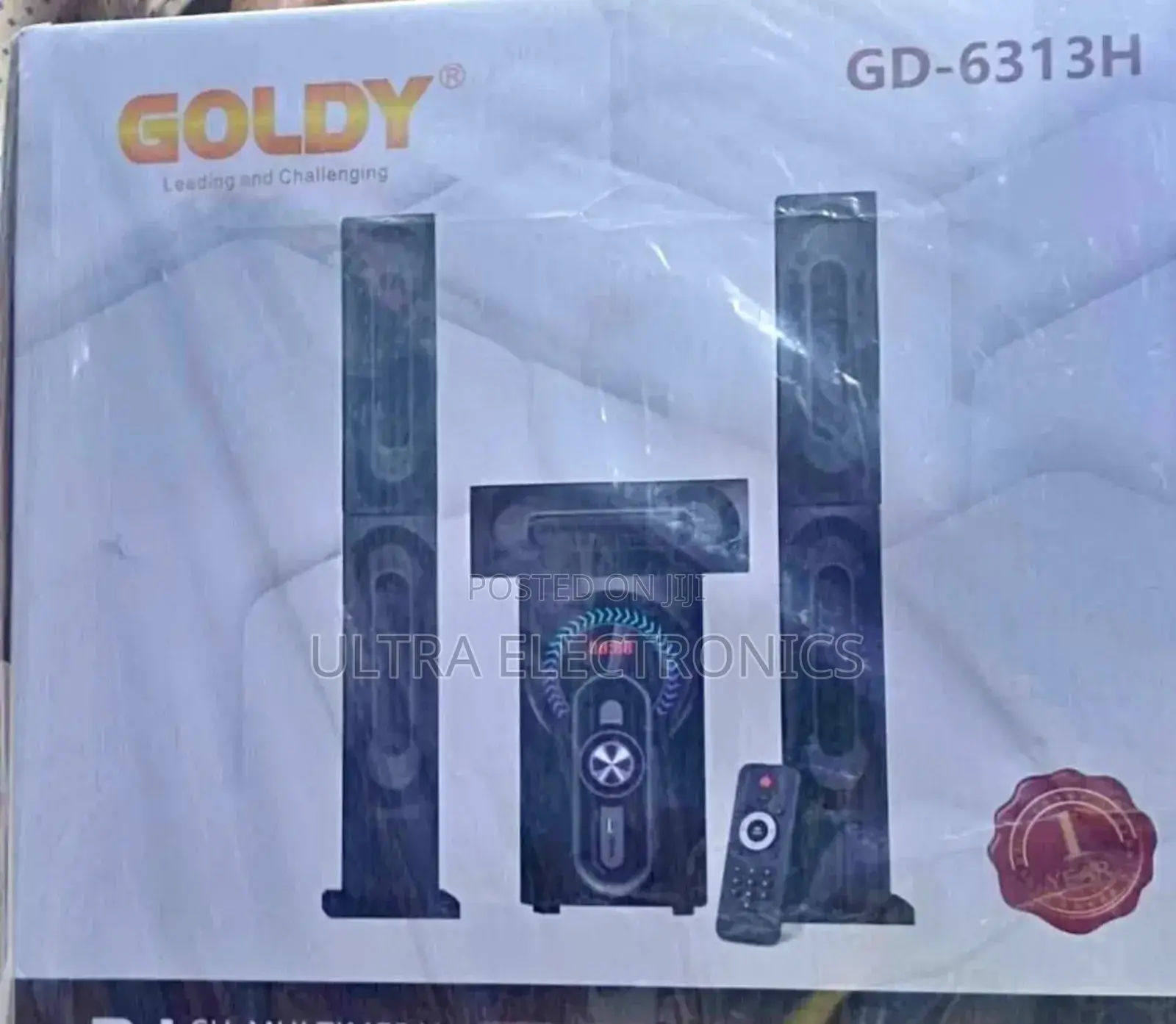 Speaker Goldy Gd-6313h 3.1 Channel Multimedia System.