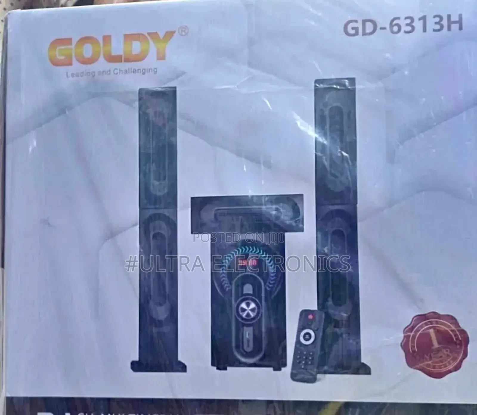 Speaker Goldy Gd-6313h 3.1 Channel Multimedia System.