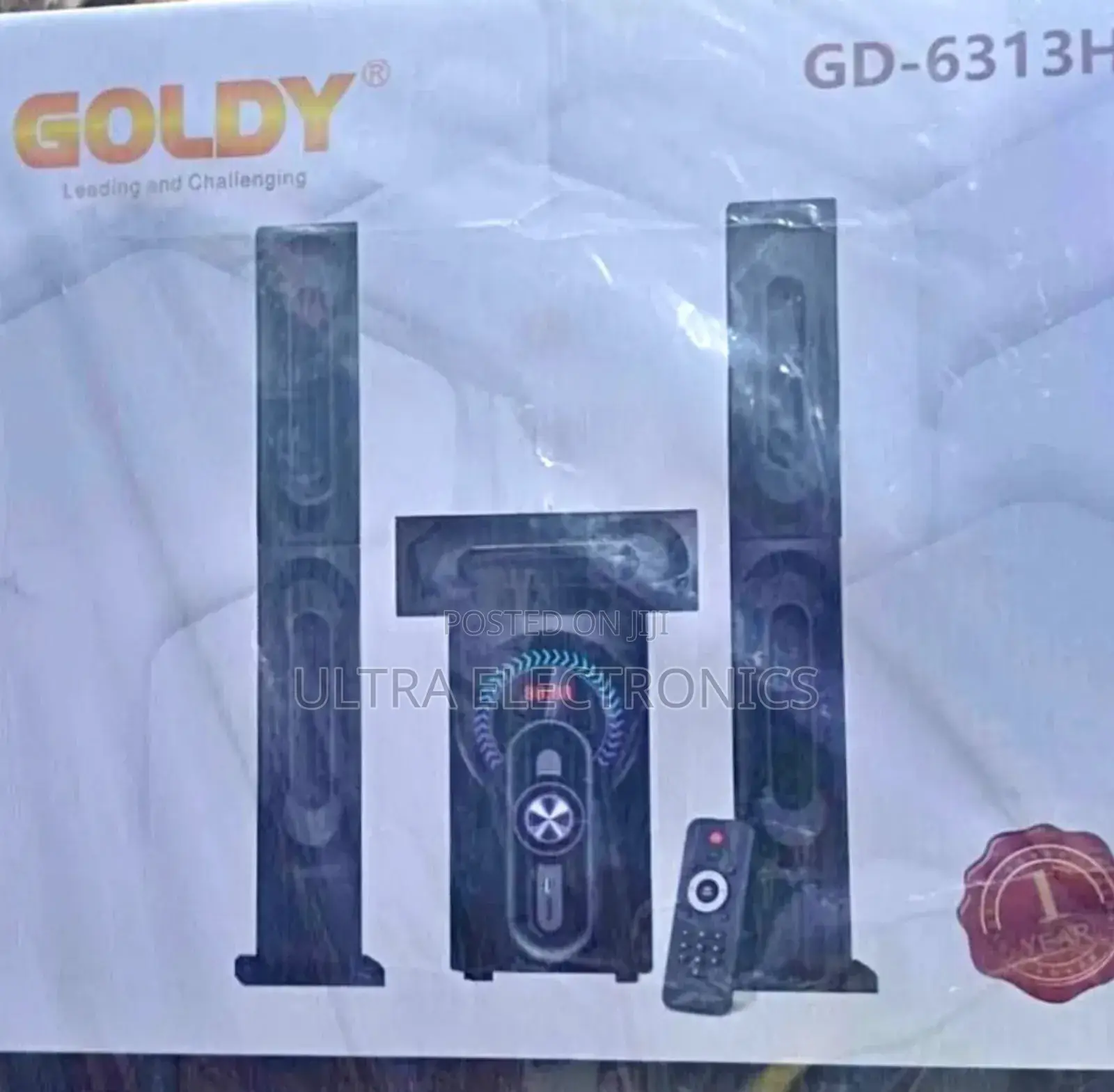 Speaker Goldy Gd-6313h 3.1 Channel Multimedia System.
