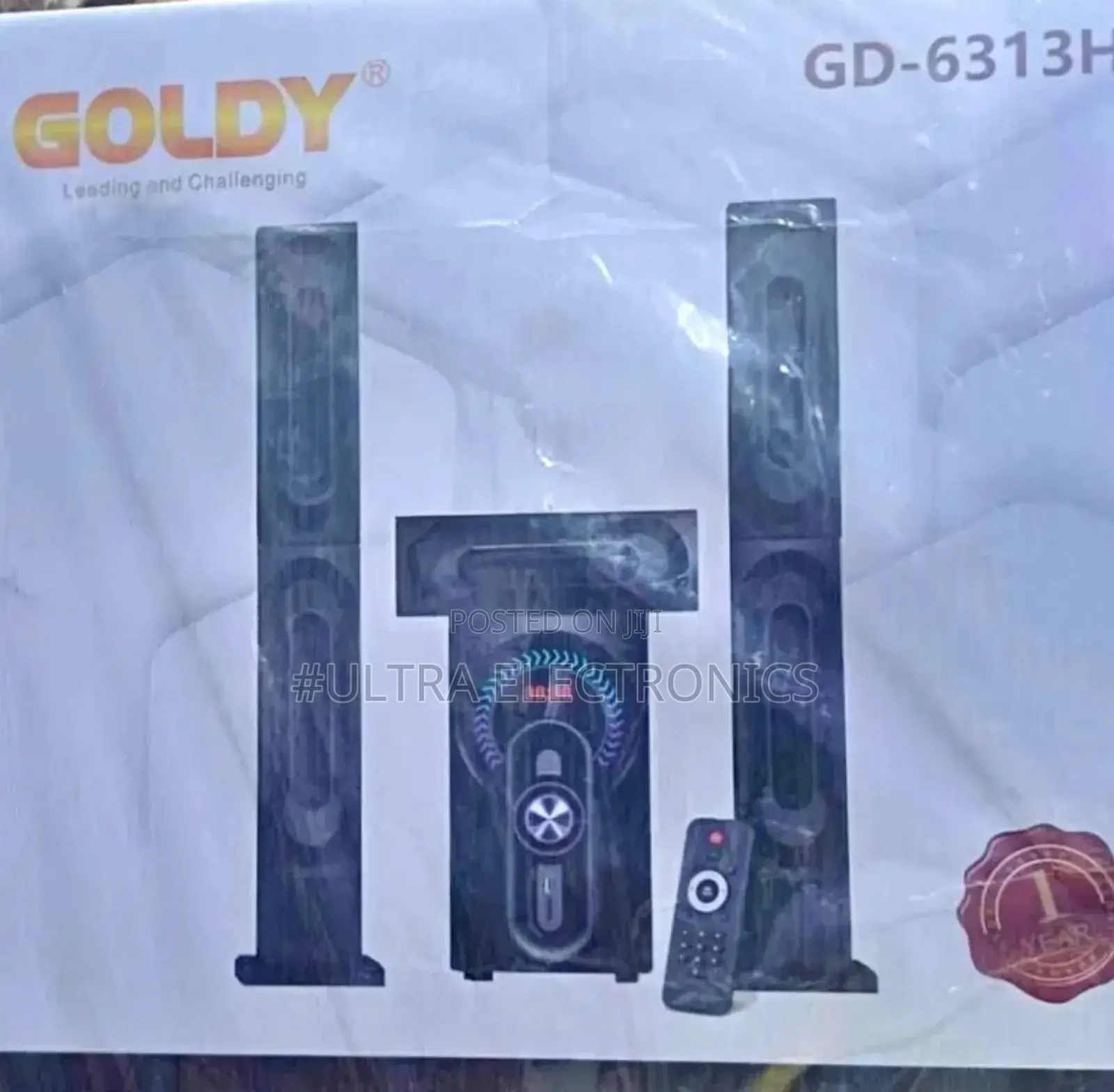 Speaker Goldy Gd-6313h 3.1 Channel Multimedia System.