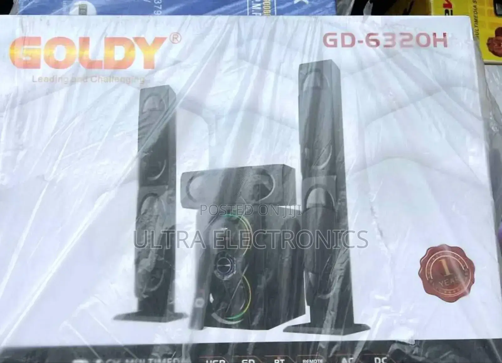 Speaker Goldy Gd-6320h Multimedia System, Which Likely Includes a Sub