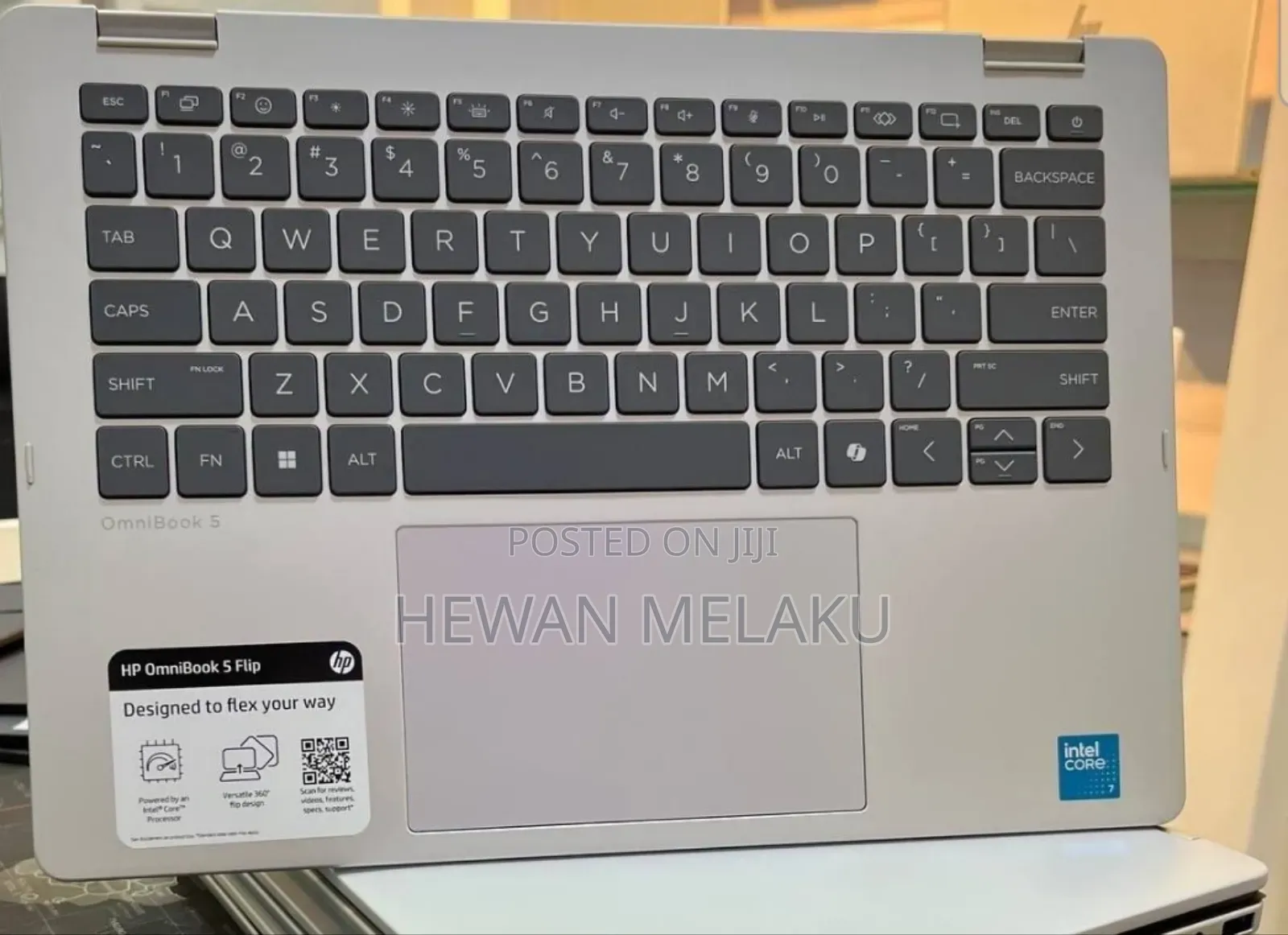 New Laptop HP OmniBook 5 Flip 14-fp0023dx 16GB Intel Core 7 SSD 512GB