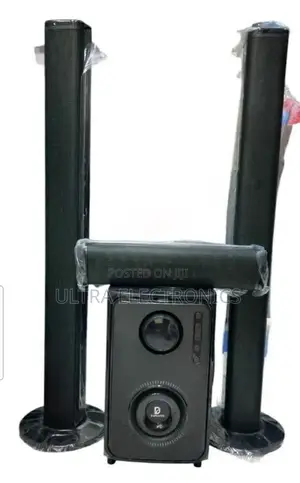 Home Theater Speaker System. It Features Bluetooth