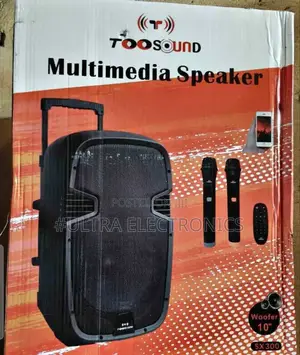 Toosound Multimedia Speaker, Model Sx300. Features a 10-Inch