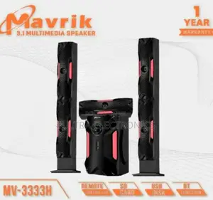 Speaker Mavrik 3.1 Multimedia System, Model Number Mv-3333h.