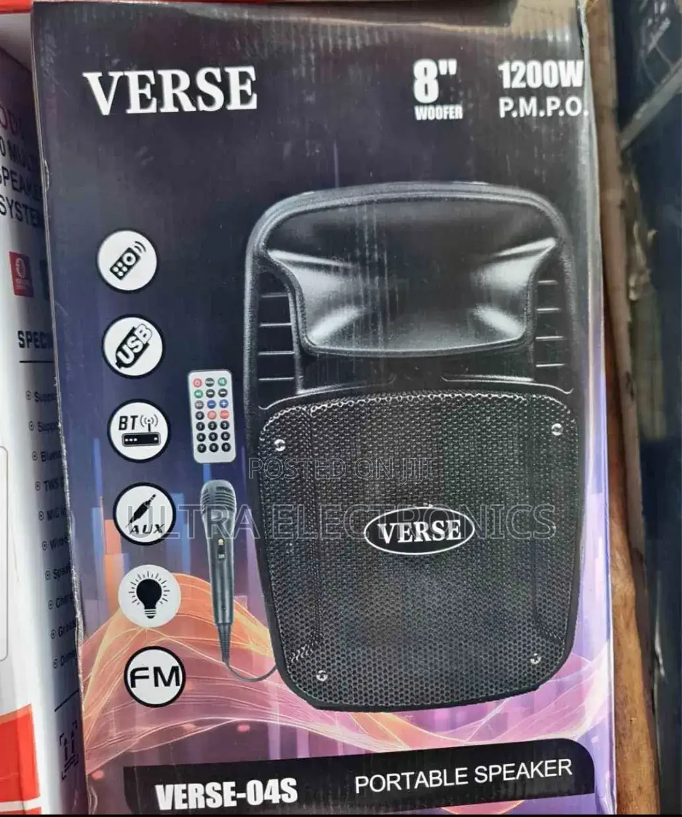 Speaker Verse-04s Portable , Designed for Audio Playback With Wireless