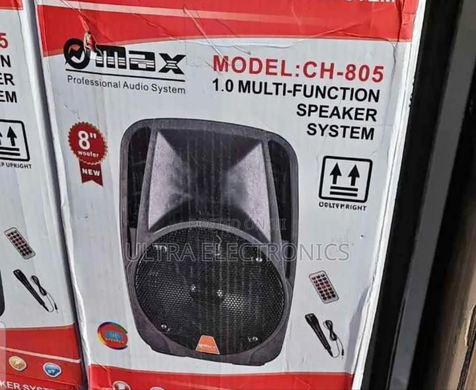 Max Model Ch-805 1.0 Multi-Function Speaker System Designed