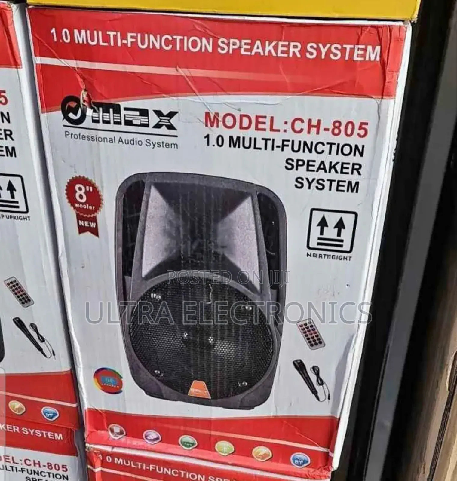 Max Model Ch-805 1.0 Multi-Function Speaker System Designed