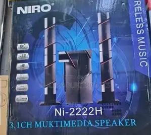 Speaker Niro Ni-2222h 3.1 Channel Multimedia System.
