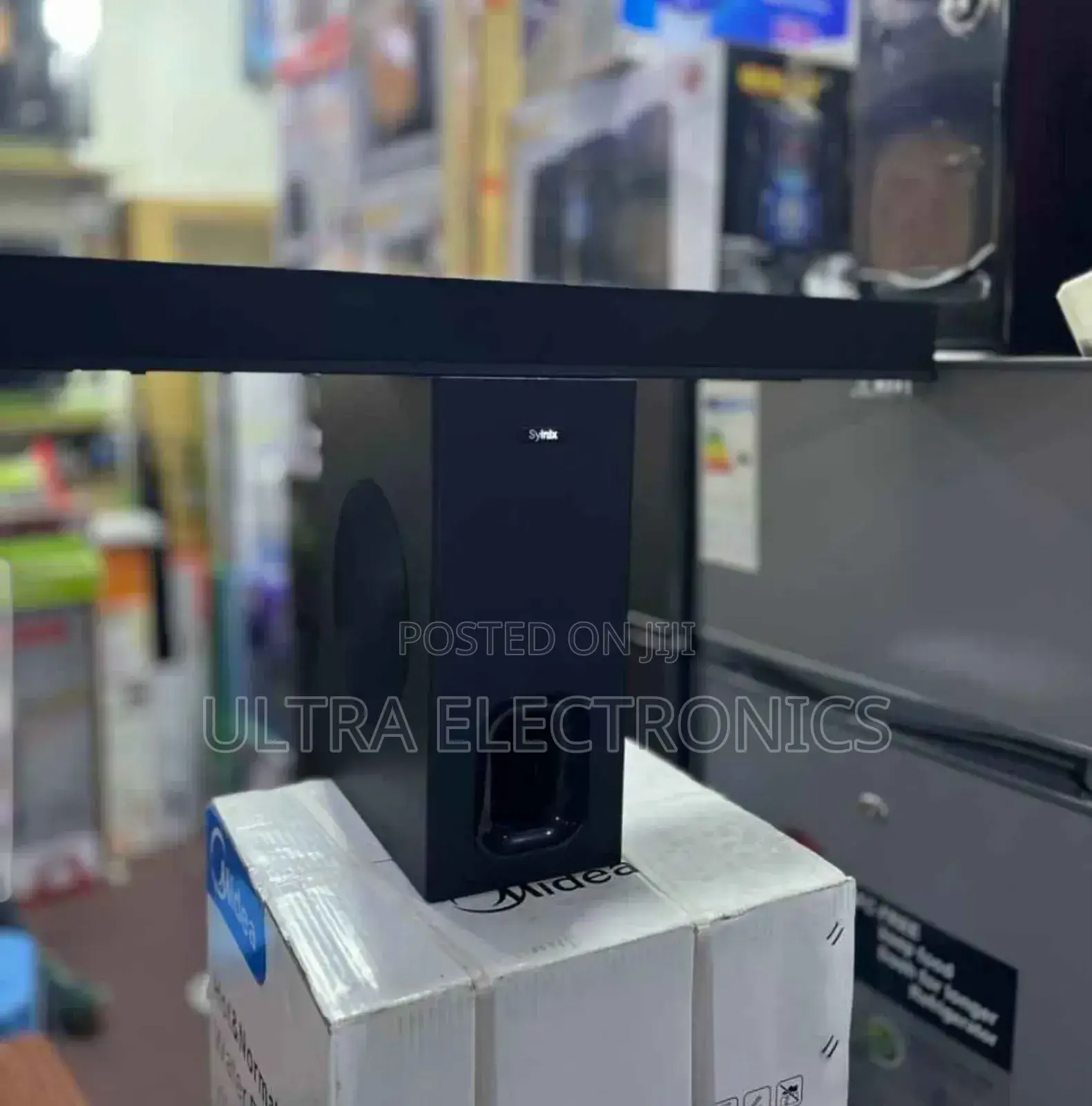 Syinix Syn 100 2.1 Sound Bar System. Total Output Power: 170w.