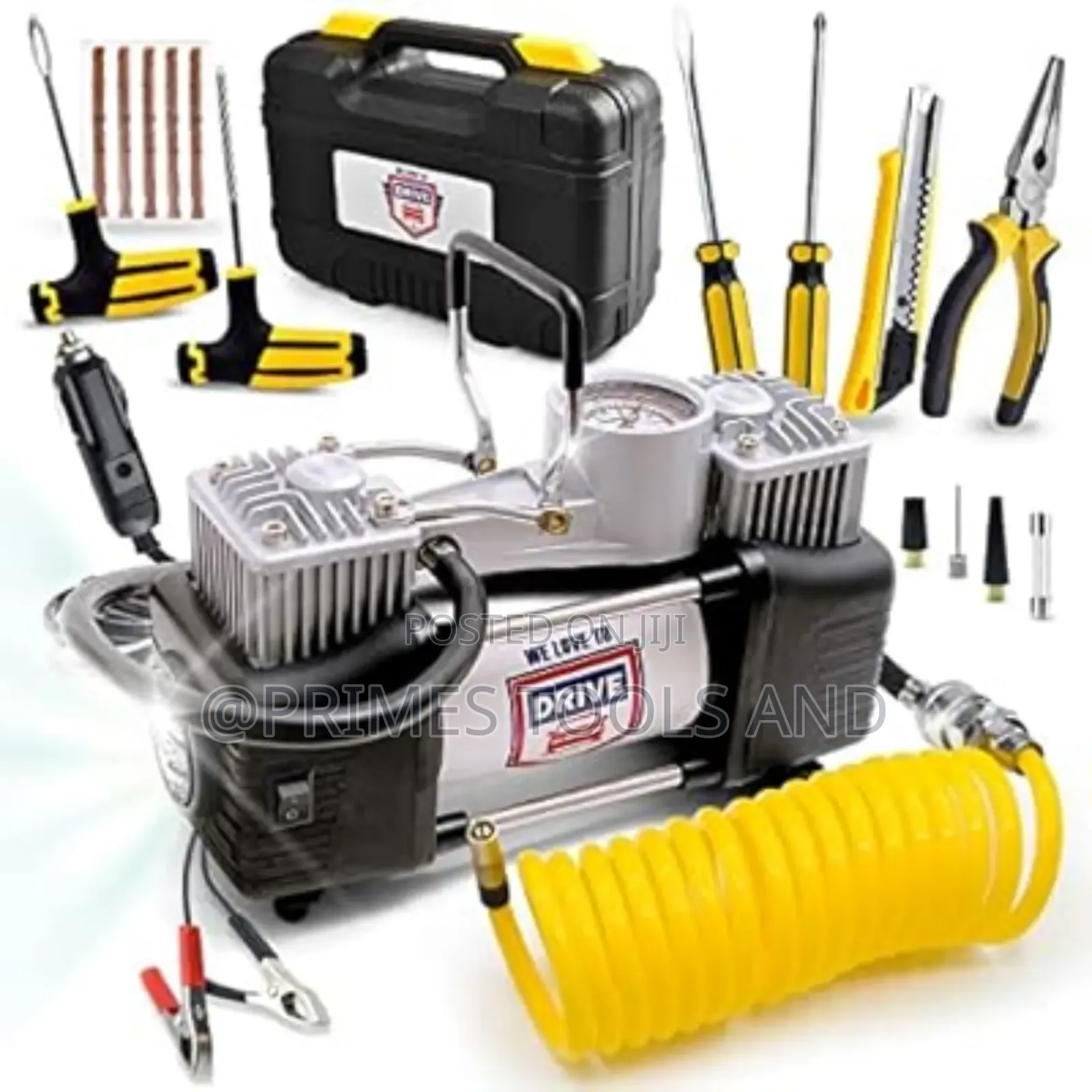 Edon Dual-Cylinder Car Air Compressor