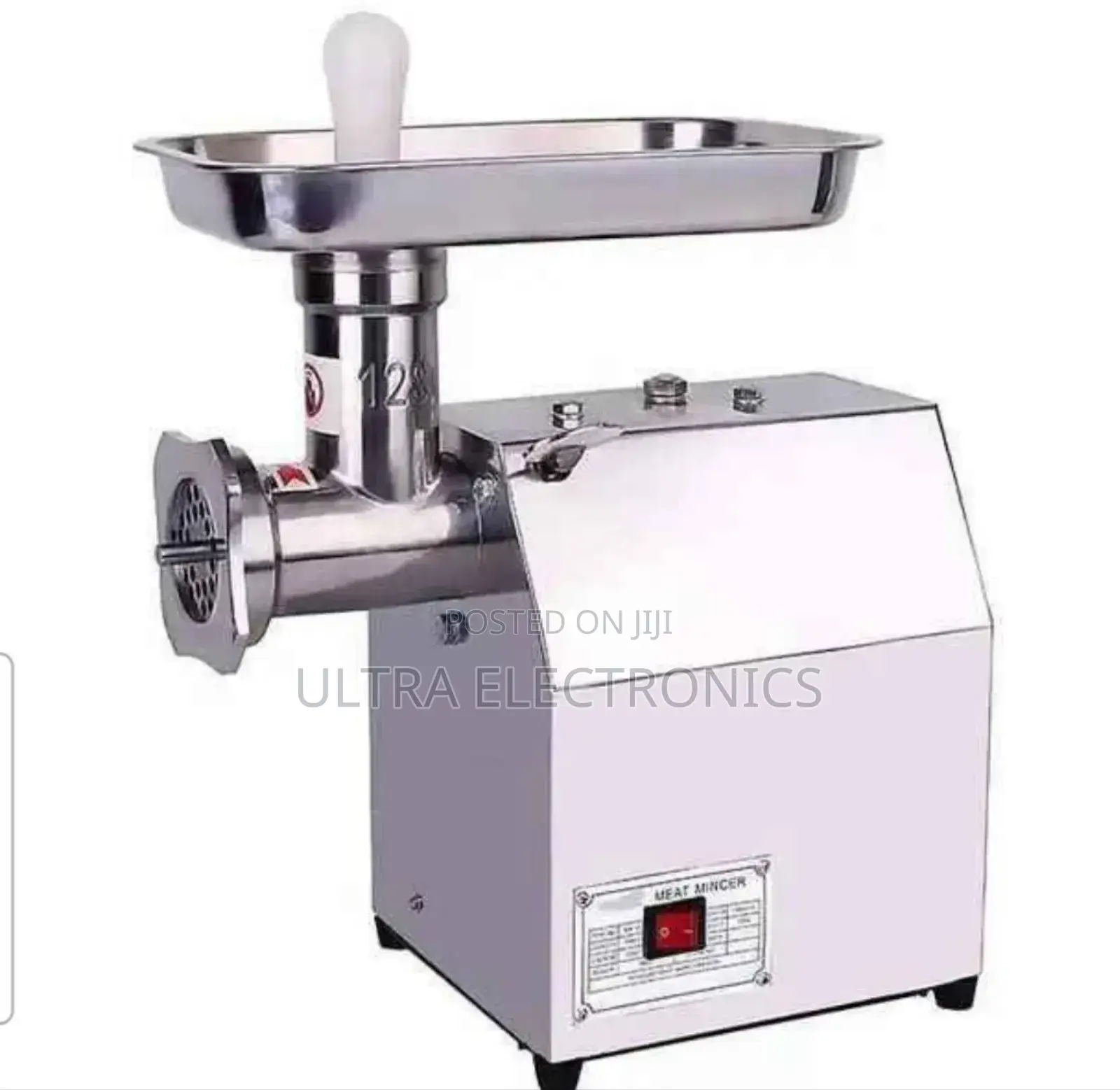 Commercial-Grade Electric Meat Grinder or Mincer, L a Size 12 Model
