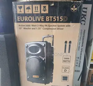 Portable (Pa) System, Behringer Eurolive Bt515d.