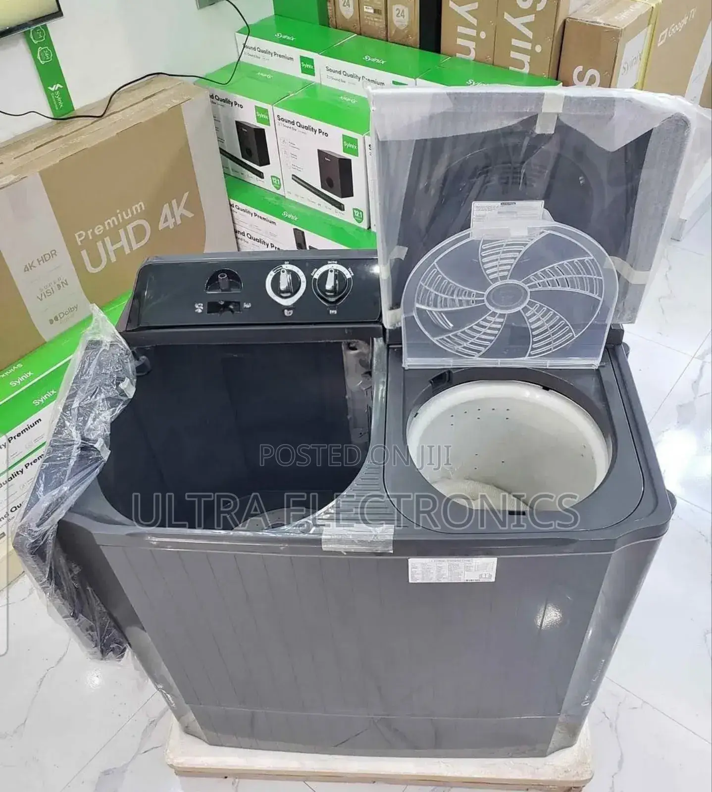 Lg Roller Jet Twin Tub Washing Machine, Likely a High-Capacity