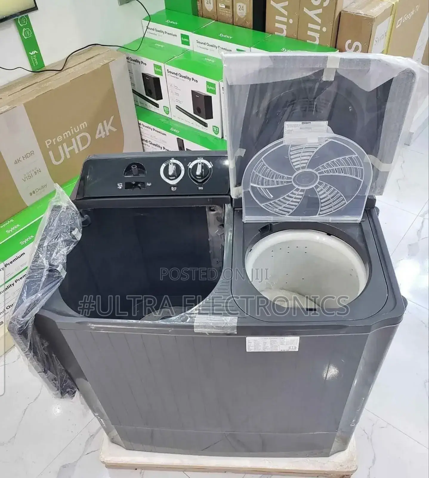 Lg Roller Jet Twin Tub Washing Machine, Likely a High-Capacity