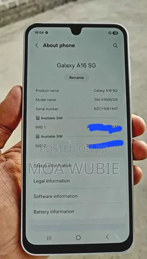 Samsung Galaxy A16 5G 128 GB White