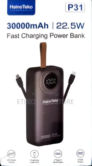 Hainoteko Power Bank 30000mah