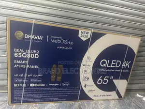 Bravia Tv 65” – Webos Hub 2026 | Ai Smart | Dolby Audio | Uhd