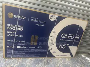 Bravia Tv 65” – Webos Hub 2026 | Ai Smart | Dolby Audio | Uhd