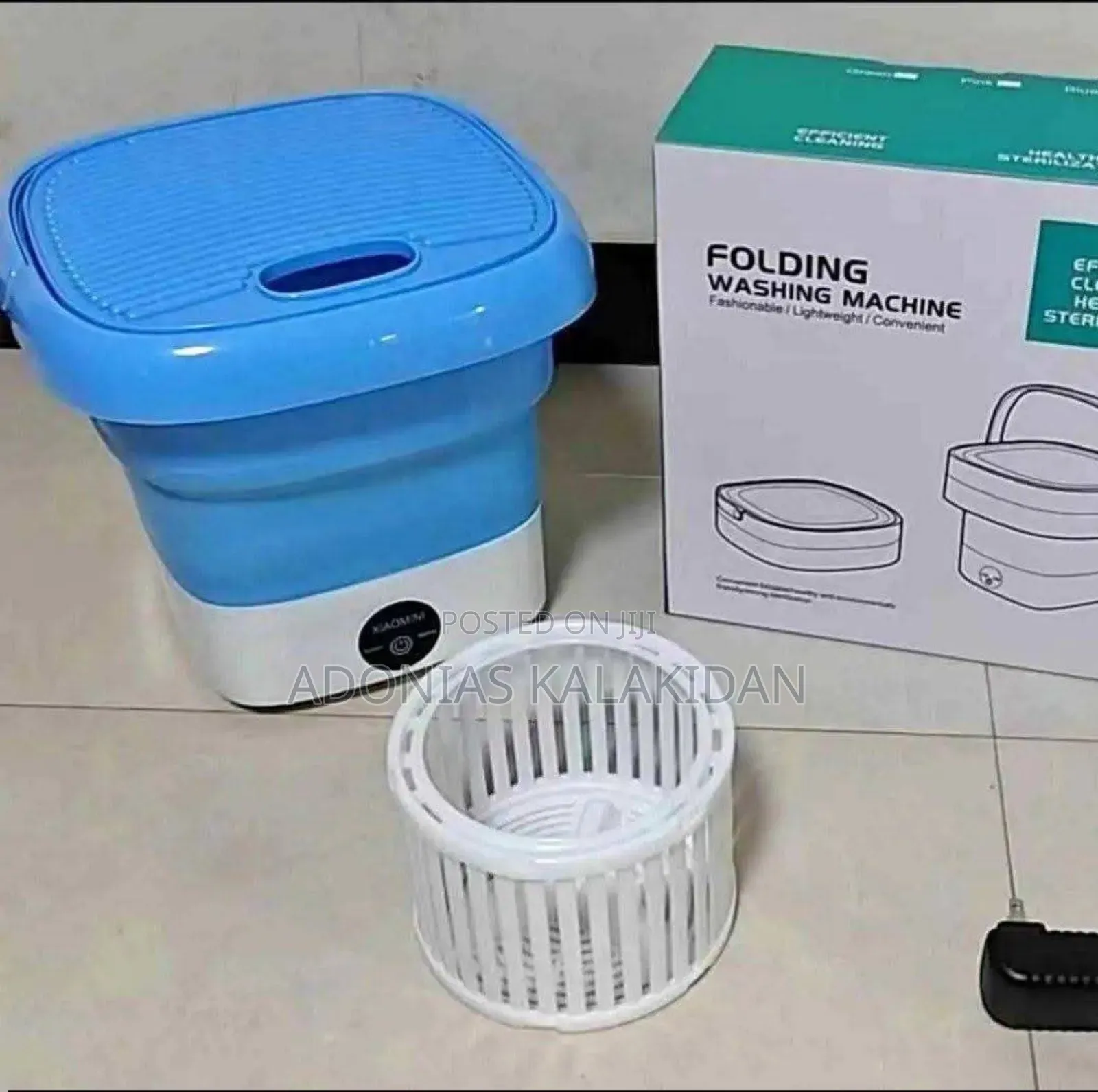 አነስተኛ ተጣጣፊ የልብስ ማሽን Mini Foldable Washing Machine