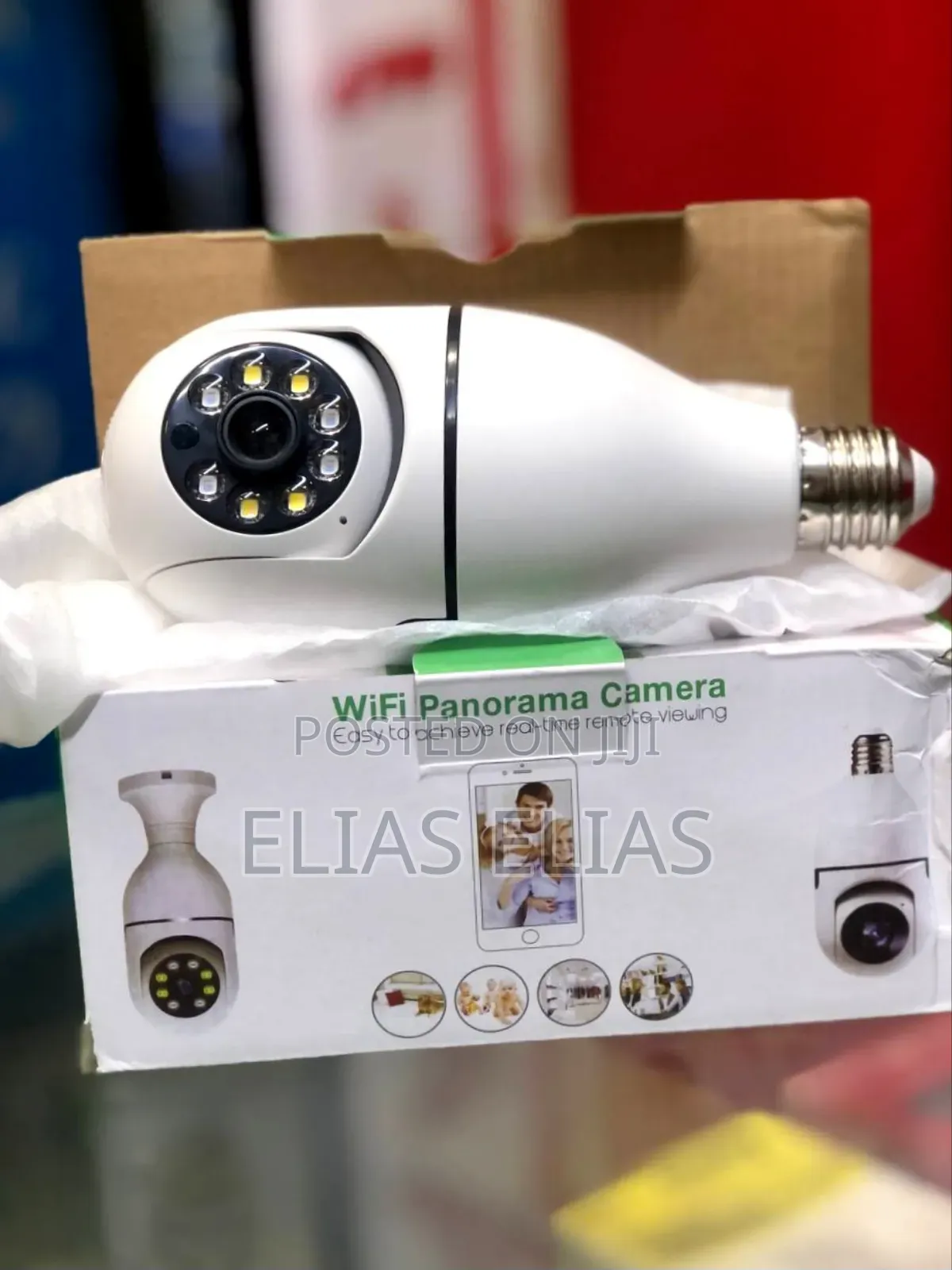 Wifi Light Bulb Camera - 360° Security / አምፑል ካሜራ