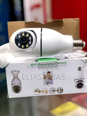 Wifi Light Bulb Camera - 360° Security / አምፑል ካሜራ