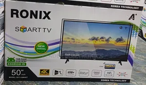 Ronix Tv 50" Smart Android Tv Android Version 15.0 Korea Technology
