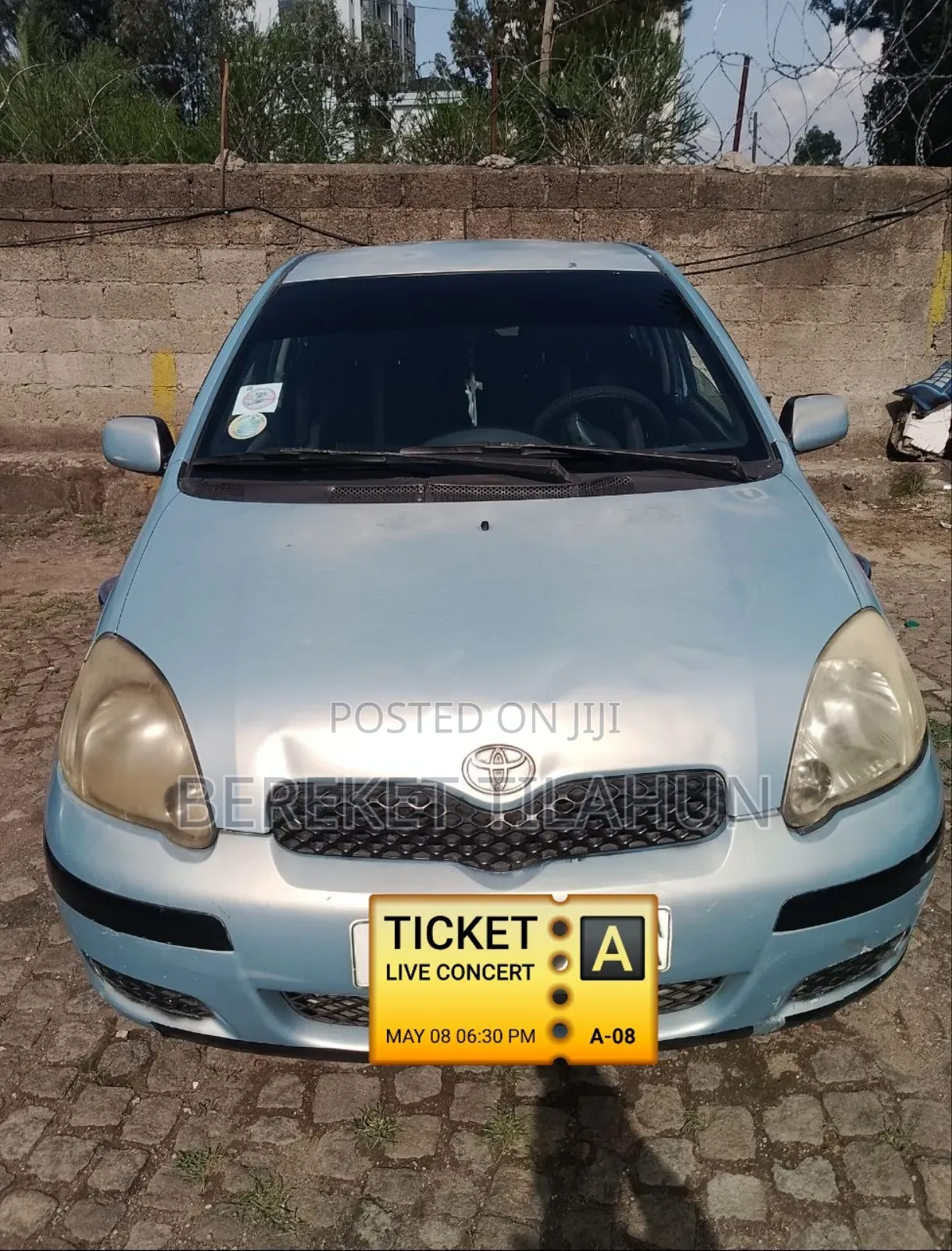 Toyota Vitz 1.0 FWD 3dr 2004 Blue