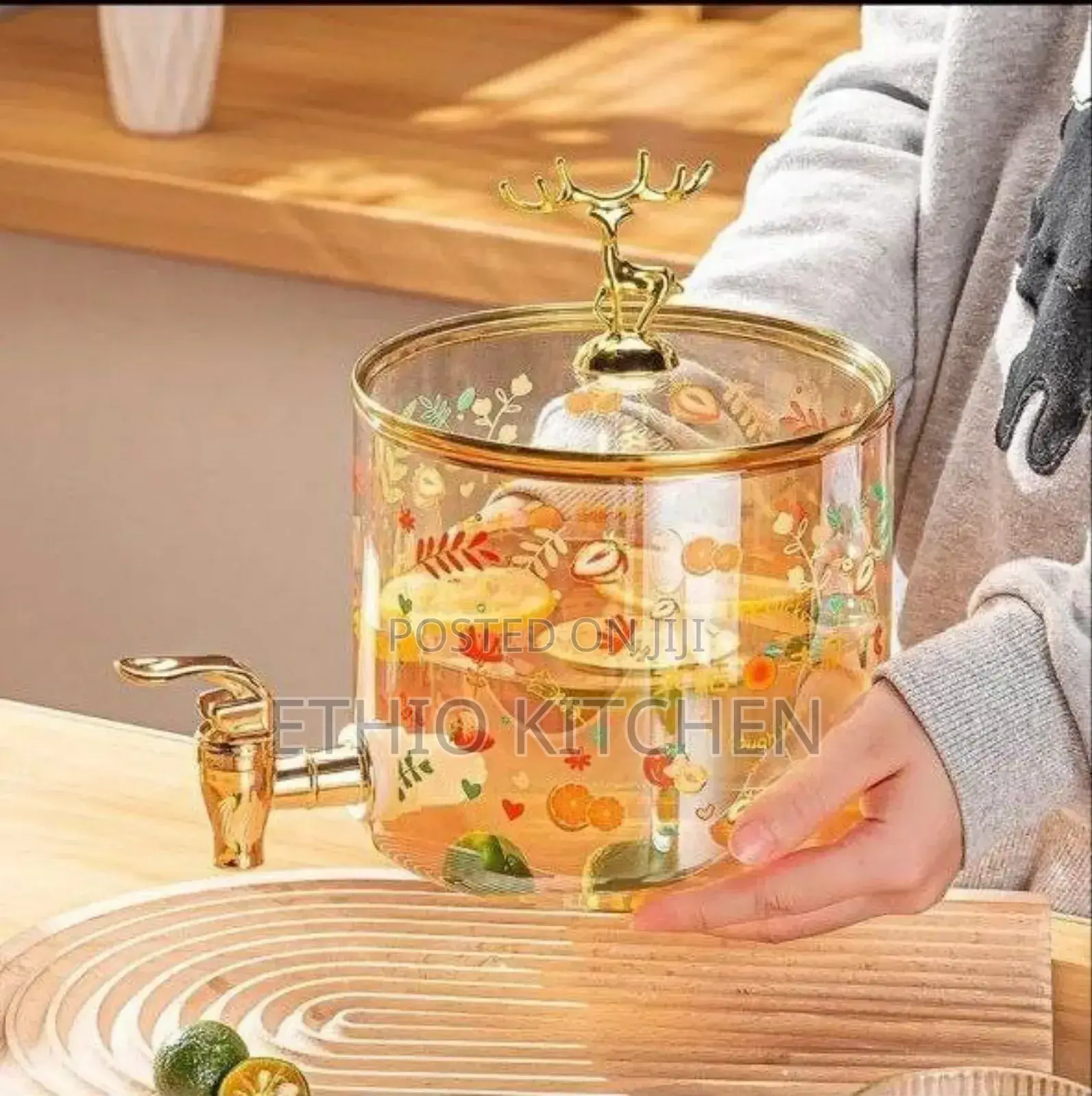 Glass Dispenser Jar