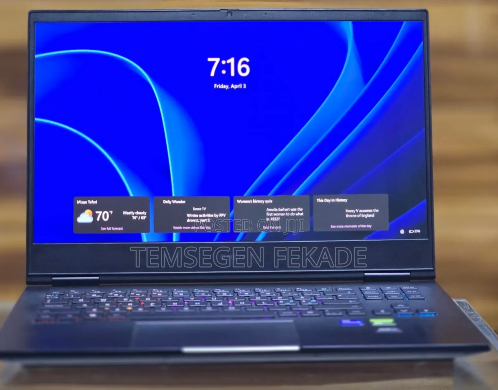 New Laptop HP Omen 16 16GB Intel Core i7 SSD 1T