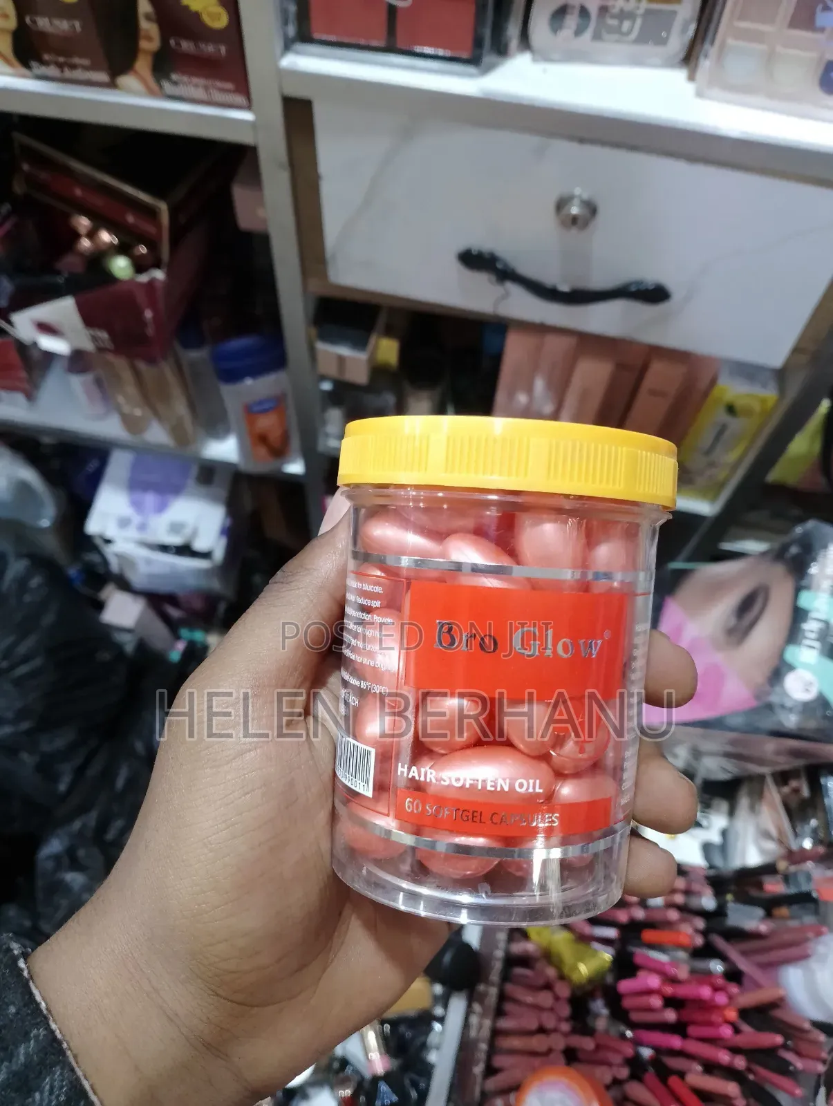 Bro Glow Hair Soften Oil – 60 Softgel Capsules