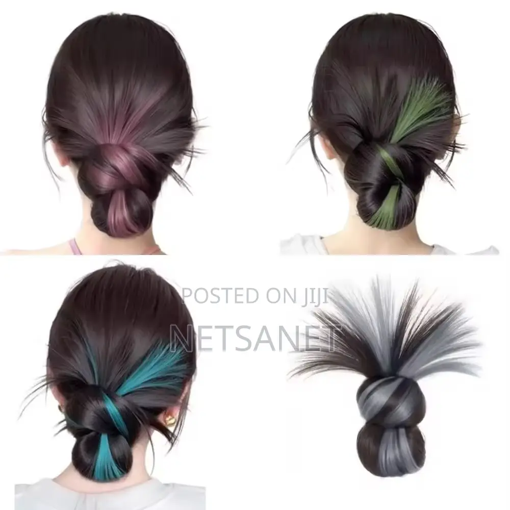 የሚገጠም ፀጉር (Clip-in Hair Bun)