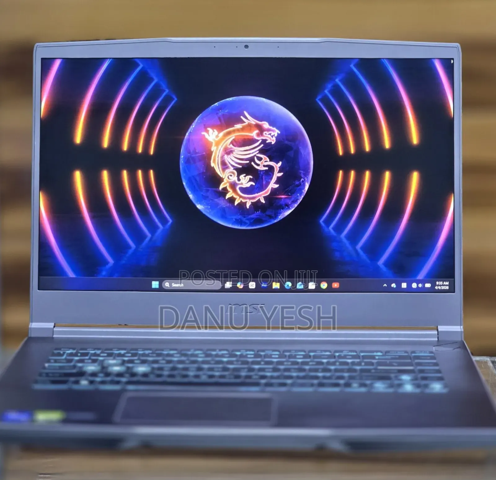 New Laptop MSI 16GB Intel Core i5 SSD 512GB