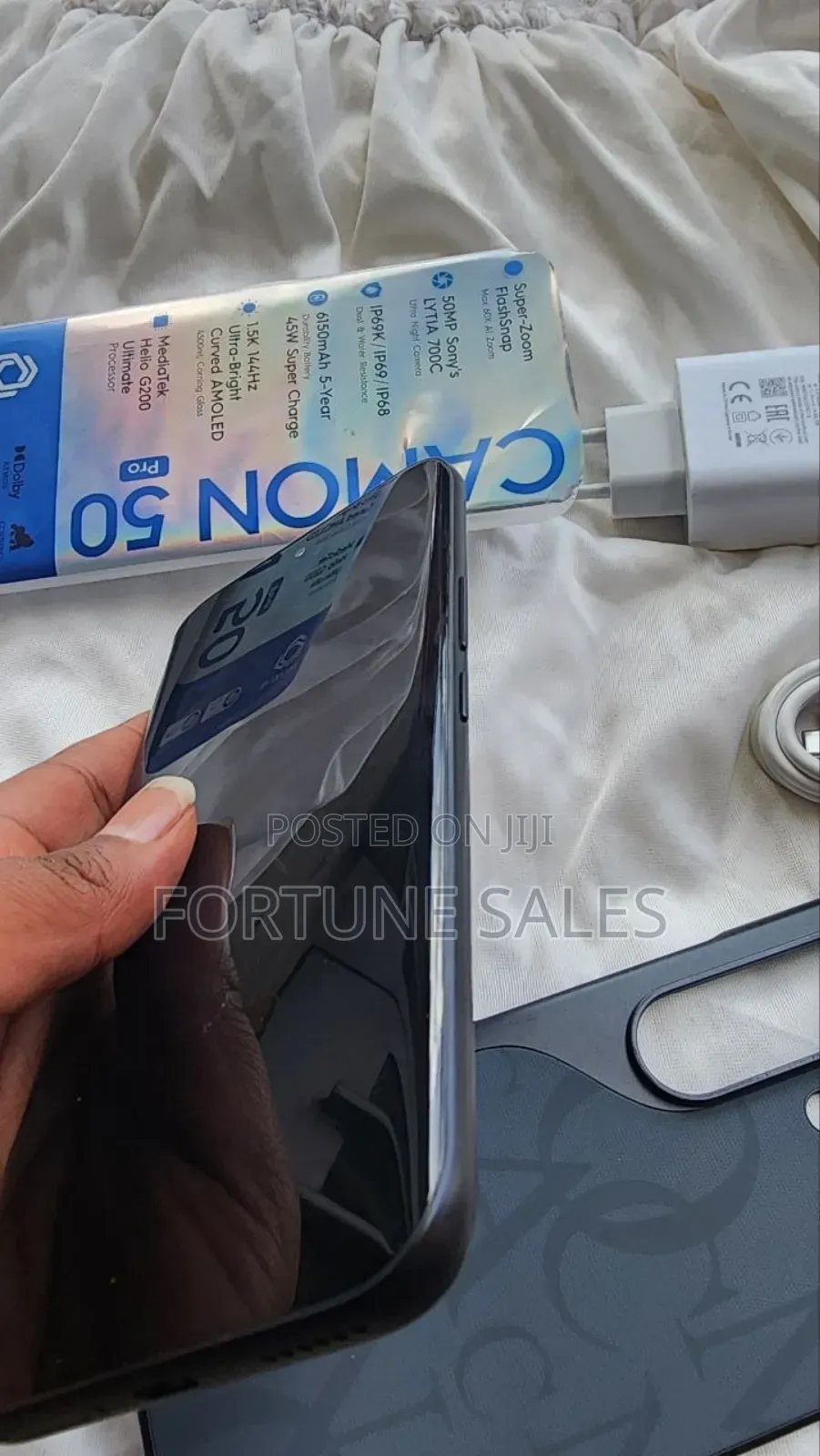 New Tecno Camon 50 Pro 256 GB Black