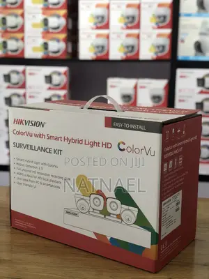 Hik Vision 4 Channel Kit Colorvu With Smart Hybrid Light Hd Kit
