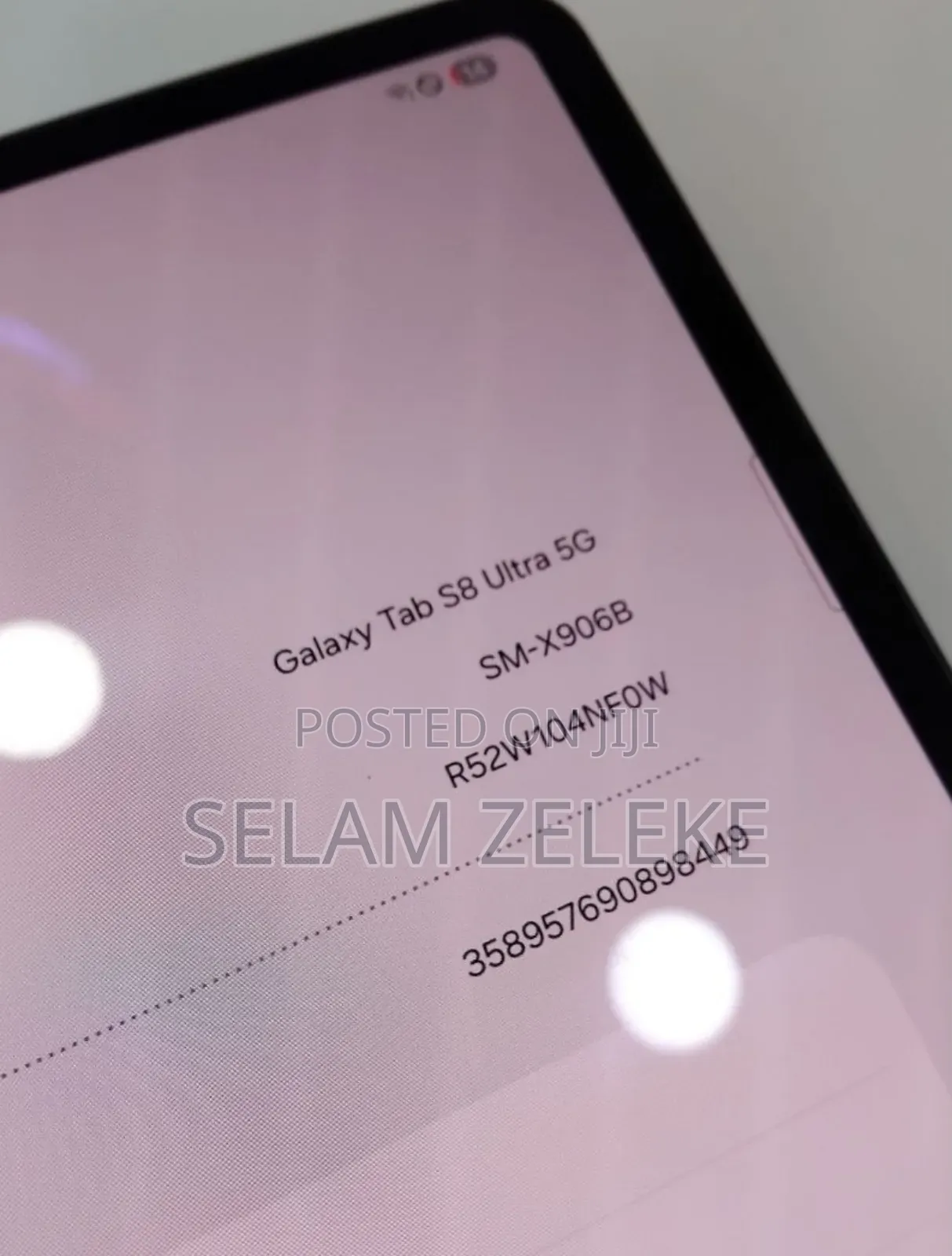 New Samsung Galaxy Tab S8 Ultra 256 GB Black