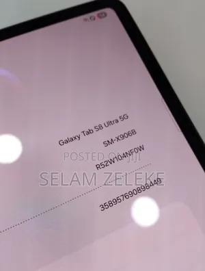 New Samsung Galaxy Tab S8 Ultra 256 GB Black
