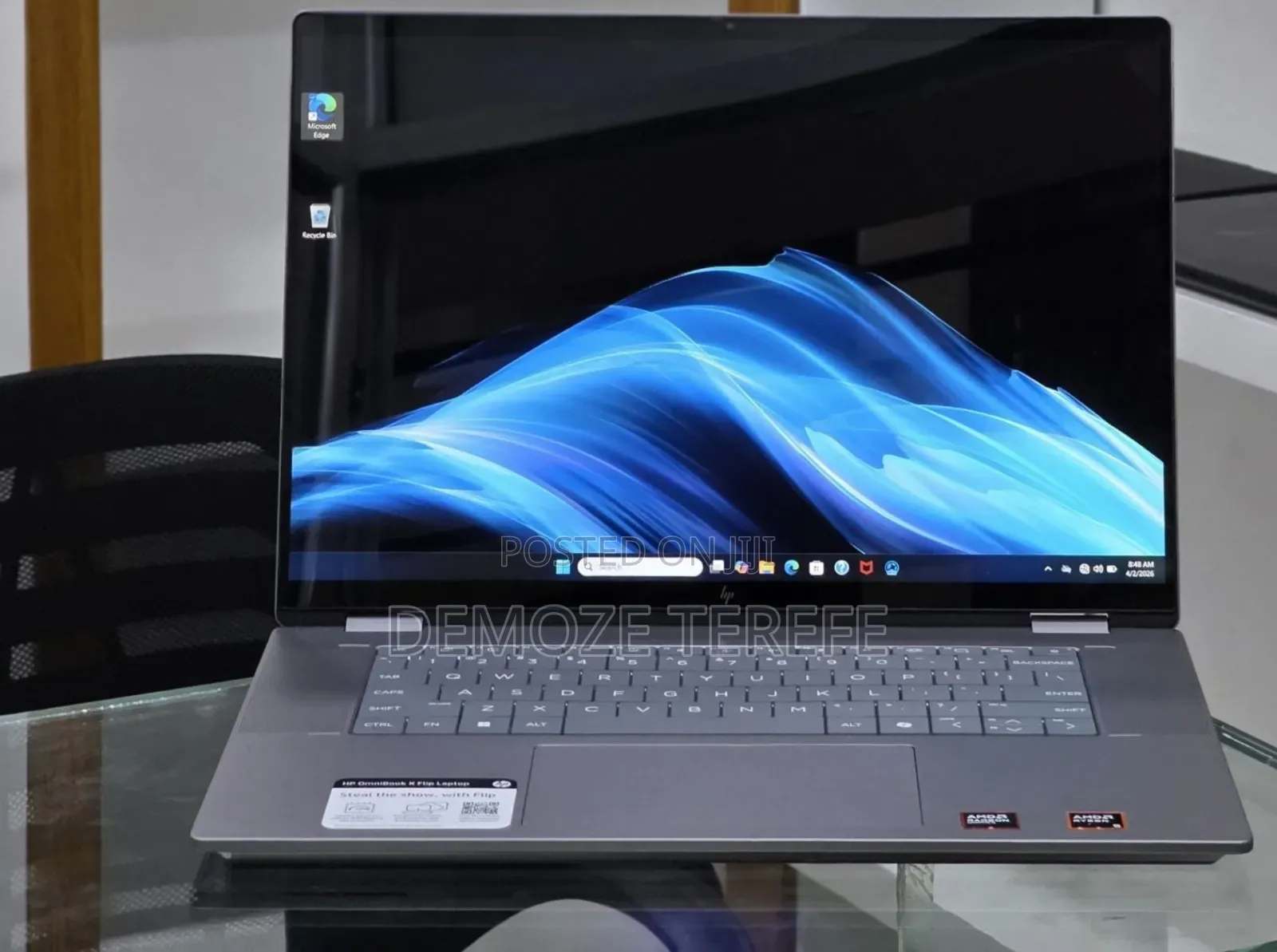 New Laptop HP Omen 15 8GB AMD Ryzen 7 SSD 512GB