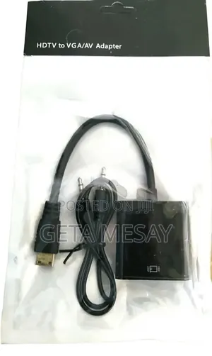 Hdmi to Vga Adapter With a 3.5mm Audio Jac