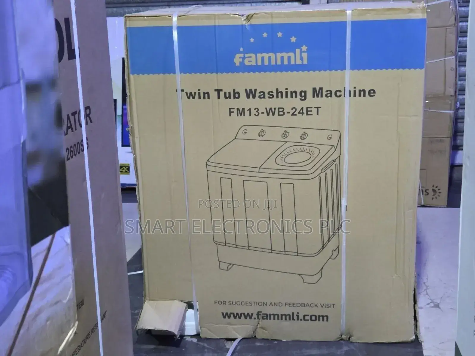 Fammli Twin Tub Washing Machine, Specifically Model Fm13-Wb-24et.