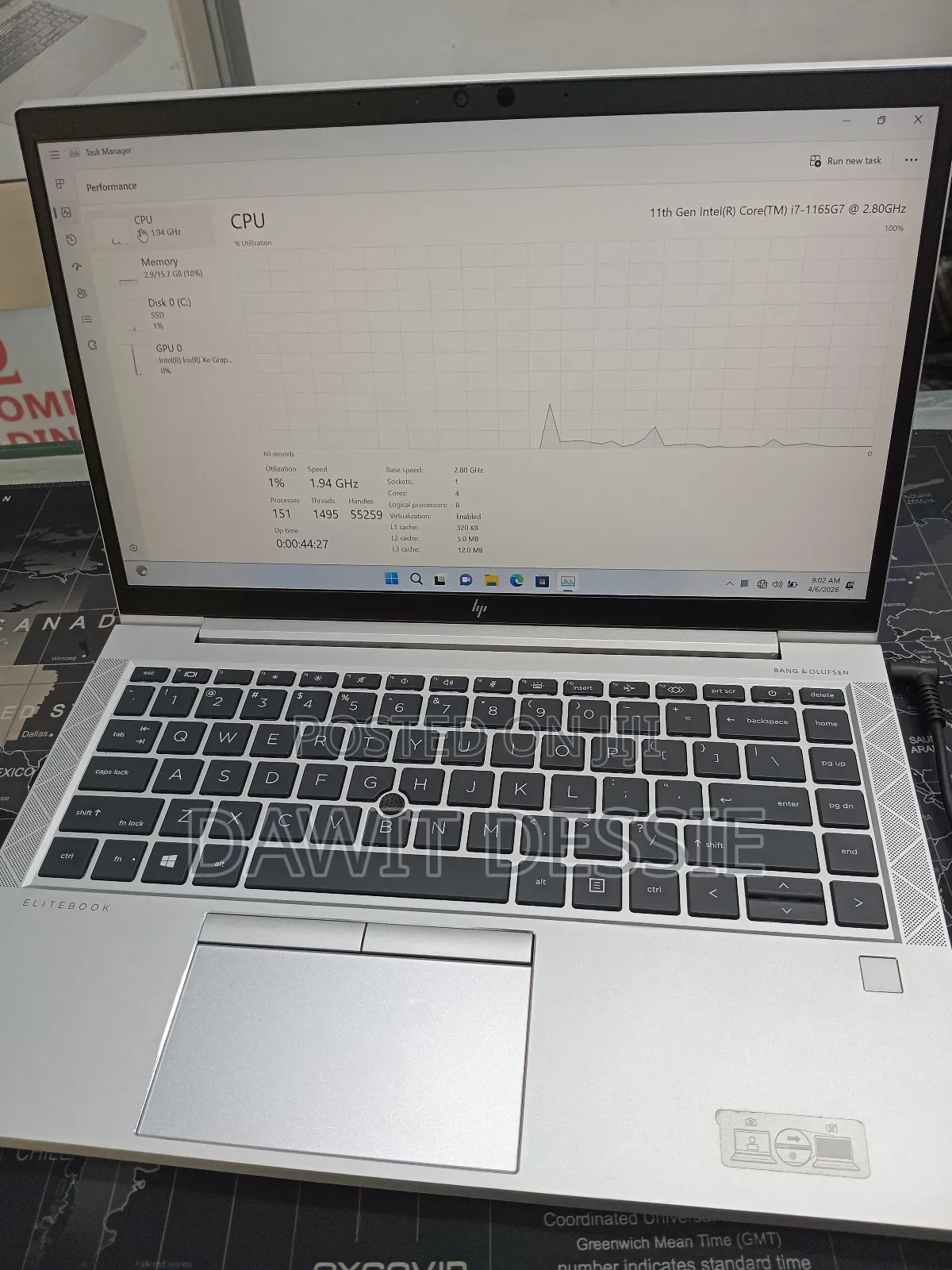 New Laptop HP EliteBook 840 G8 16GB Intel Core i7 SSD 512GB
