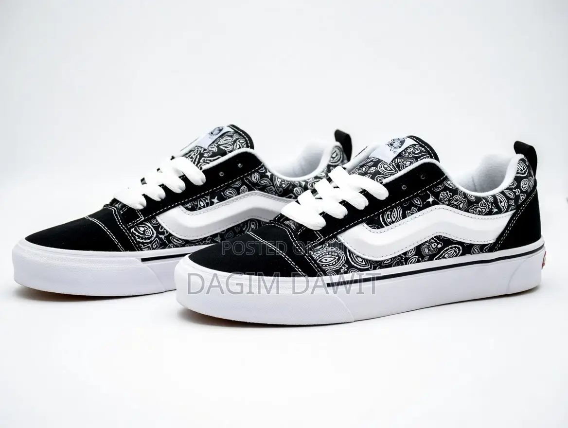 Vans Knu Skool Bandana Black White