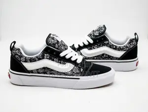 Vans Knu Skool Bandana Black White