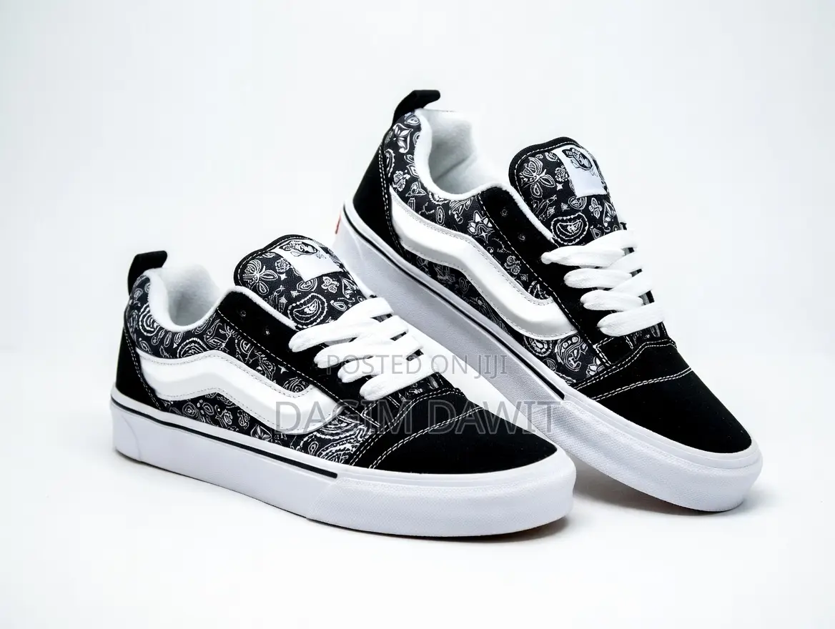 Vans Knu Skool Bandana Black White