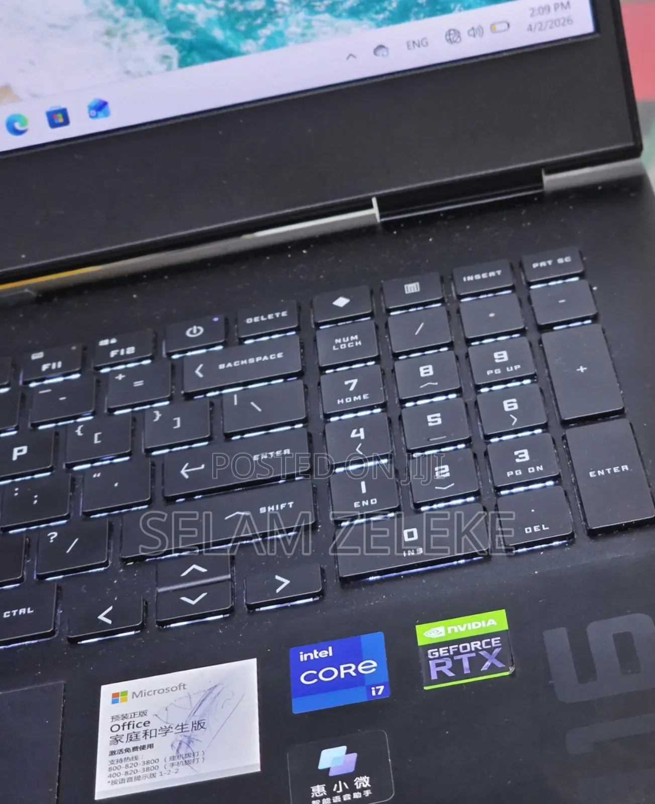 New Laptop HP Omen 16 16GB Intel Core i7 SSD 512GB