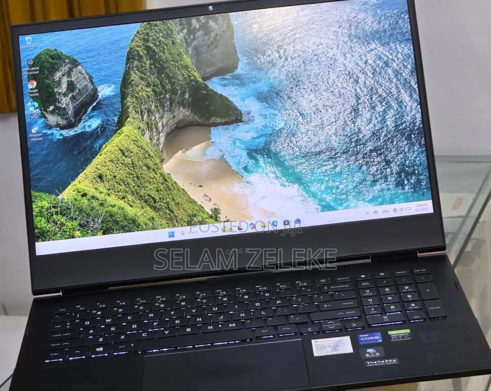 New Laptop HP Omen 16 16GB Intel Core i7 SSD 512GB